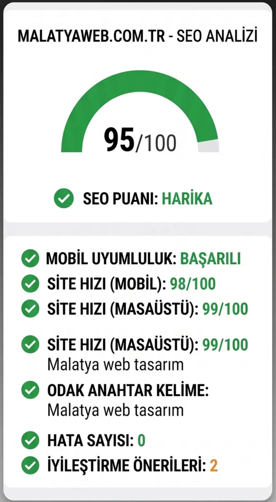 Malatya web tasarım ajansı projeleri